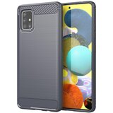 Cadorabo Ohišje, združljiv s Samsungom v krtačenem sivem - zaščitnem pokrovu, narejen iz fleksibilnega silikona TPU v videzu iz nerjavečega jekla ogljika, (20588860) Cene