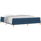vidaXL Postelja z vzmetnico z vzmetnico Modra 180 x 200 cm blago, (5000127675) | Shoptok.si