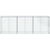 vidaXL Gabionska košara s poklopcem 300x50x100 cm pocinčano željezo | shoptok.hr