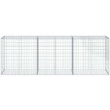 vidaXL Gabionska košara s pokrovom 300x50x100 cm pocinkano železo | Shoptok.si
