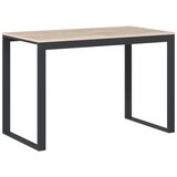Maison Chic Računalniška miza - pisarniška miza črna in hrast 110x60x73 cm iverna plošča, (21785304) Cene