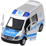 Metalni policijski automobil s motorom na povlačenje, svjetlima i zvukovima 1:32 | shoptok.hr