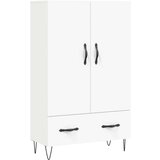  Visoka komoda bijela 69 5 x 31 x 115 cm od konstruiranog drva | shoptok.hr