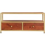 Stolić za kavu 90 x 50 x 40 cm od masivnog drva bagrema | shoptok.hr