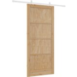  Klizna vrata s kompletnim setom 93x211 cm Masivna drva borovina | shoptok.hr