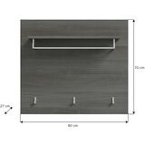 MID.YOU Garderobni Panel Salsa, Siva | Shoptok.si