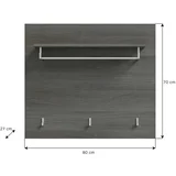 Garderobni Panel Salsa, Siva