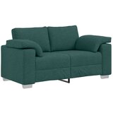  2-delna sedežna garnitura z blazinami temno zelena tkanina, (22054382) | Shoptok.si