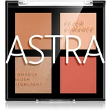 Astra Make-up Romance Palette paleta za konture obraza za obraz odtenek 01 Peach Romance 8 g