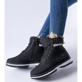 Gemre Black insulated matte work boots Fernando | Shoptok.si