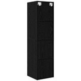  Set TV komoda Crni hrast 37 x 37 x 142,5 cm Konstruirano drvo | shoptok.hr