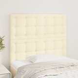  Uzglavlje krem boje 80x5x118/128 cm umjetna koža | shoptok.hr