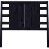  Uzglavlje za krevet crno 81 x 4 x 100 cm od masivne borovine | shoptok.hr