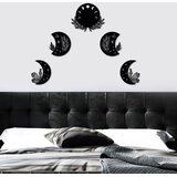 Wallity Zidna dekoracija The Phases Of The Moon, 5 komada, Crna | Eponuda.ba