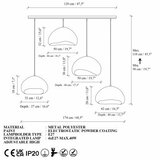 Opviq Luster Loval Set Lora 50 4 C 1001 Nua | Eponuda.com