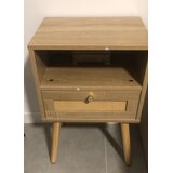  Komplet nočnih omaric iz ratana s predalom in odprtim predelkom, dim. 40 x 30 x 60,5 cm | Shoptok.si