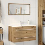 Ormarić za umivaonik u kupaonici Artisan hrast 80x38,5x48 cm Konstruirano drvo Cijene