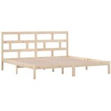  Posteljni okvir iz borovine 200x200 cm, (20647078) | Shoptok.si
