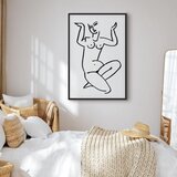  Slika - Uncertain Encouragement (1 Part) Vertical 60x90 U crnom drvenom okviru | shoptok.hr