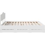  Krevetna konstrukcija Bijelo 180 x 200 cm Inženjersko Drvo Bijela 206 x 183 x 90 cm | Shoptok.si