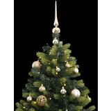  Umjetno božićno drvce 300 LED sa šarkama i kuglicama 210 cm | shoptok.hr