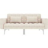 Maison Chic kavč - Sofa - Kanape z ležiščem krem blago, (21726464) Cene
