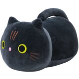 Plišana igračka mačak sa mekanim repom 40cm - crni | shoptok.hr