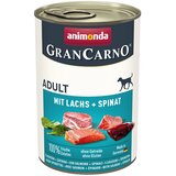 animonda GranCarno Original Adult 6 x 400 g - Losos in špinača Cijene