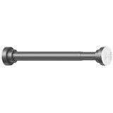INF Nastavljiva obešalna palica brez vrtanja, 22mm črna, 0,55–0,85 m, (5000290824) | Shoptok.si
