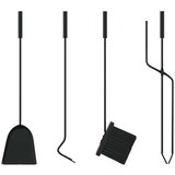  Komplet orodja za kamin 5 kosov 23x15x66 cm jeklo | Shoptok.si