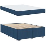 vidaXL krevetna konstrukcija Plava 140 x 200 cm tkanina | shoptok.hr