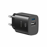 Swissten Polnilec GAN, 1xUSB-C PD 45W, 1xUSB-A, 18W, črn Cene