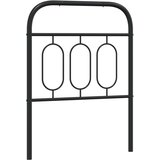 vidaXL Metalno uzglavlje crno 75 cm Cijene