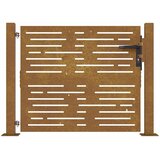  Vrtna vrata 100x100 cm od korten čelika, kvadratni dizajn | Eponuda.com