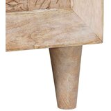 vidaXL Stolić za kavu s vratima Bež 80 x 50 x 40 cm masivno drvo manga | shoptok.hr
