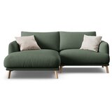 Micadoni Zelena kotna sedežna garnitura (levi kot/z ležalnikom) Naomi – | Shoptok.si
