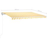  Automatska tenda sa senzorom LED 400x300 cm žuto-bijela | shoptok.hr