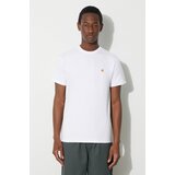 Carhartt WIP S/S Chase T-Shirt White/ Gold Cene