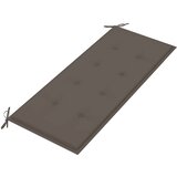  Složiva vrtna klupa s jastukom 128,5 cm od masovne tikovine | shoptok.hr