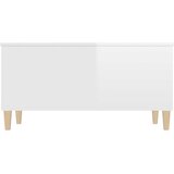  Stolić za kavu sjajni bijeli 90x44,5x45 cm konstruirano drvo | shoptok.hr