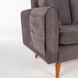 Balcab Home Temno siva sedežna garnitura 215 cm Sofia – Artie | Shoptok.si