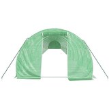  Staklenik s čeličnim okvirom zeleni 72 m² 24 x 3 x 2 m | shoptok.hr