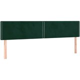  LED uzglavlje tamnozeleno 200x5x78/88 cm baršunasto | Eponuda.ba