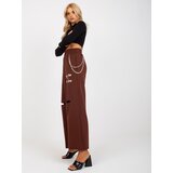 FANCY Sweatpants-FA-DR-7855.52-dark brown | Shoptok.si