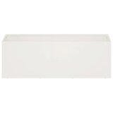  Vrtna saksija 2 kom. Bijela 40 x 20 x 20 cm Čelična vrata - Bijela 40 x 20 x 20 cm 2 | shoptok.hr