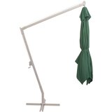Viseći suncobran 300 x 300 cm s aluminijskim stupom zeleni | Eponuda.ba