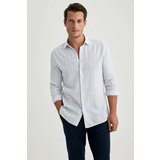 Defacto modern fit polo collar long sleeve shirt cene