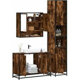  3-dijelni set kupaonskog namještaja boja hrasta drveni | shoptok.hr