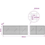  Gabion s žicom debljine 3,5 mm i mrežom 5x2,5 cm 1150x10x50 cm | shoptok.hr