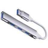 INF Type-C štiri-portni pametni razširitveni adapter z USB 2.0 in 3.0 priključki Grey, (5000079276) | Shoptok.si